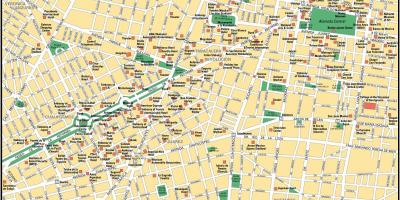 Térkép Mexico City sightseeing