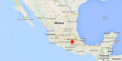 Fővárosa Mexikóban térkép