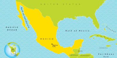 Egy térkép Mexico City