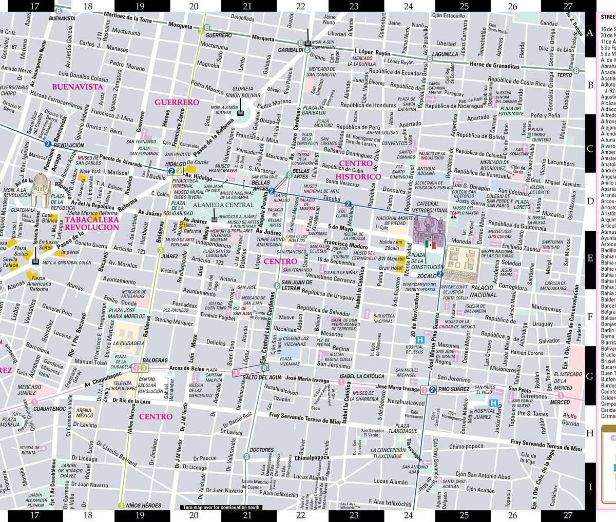 térkép okos, Mexico City