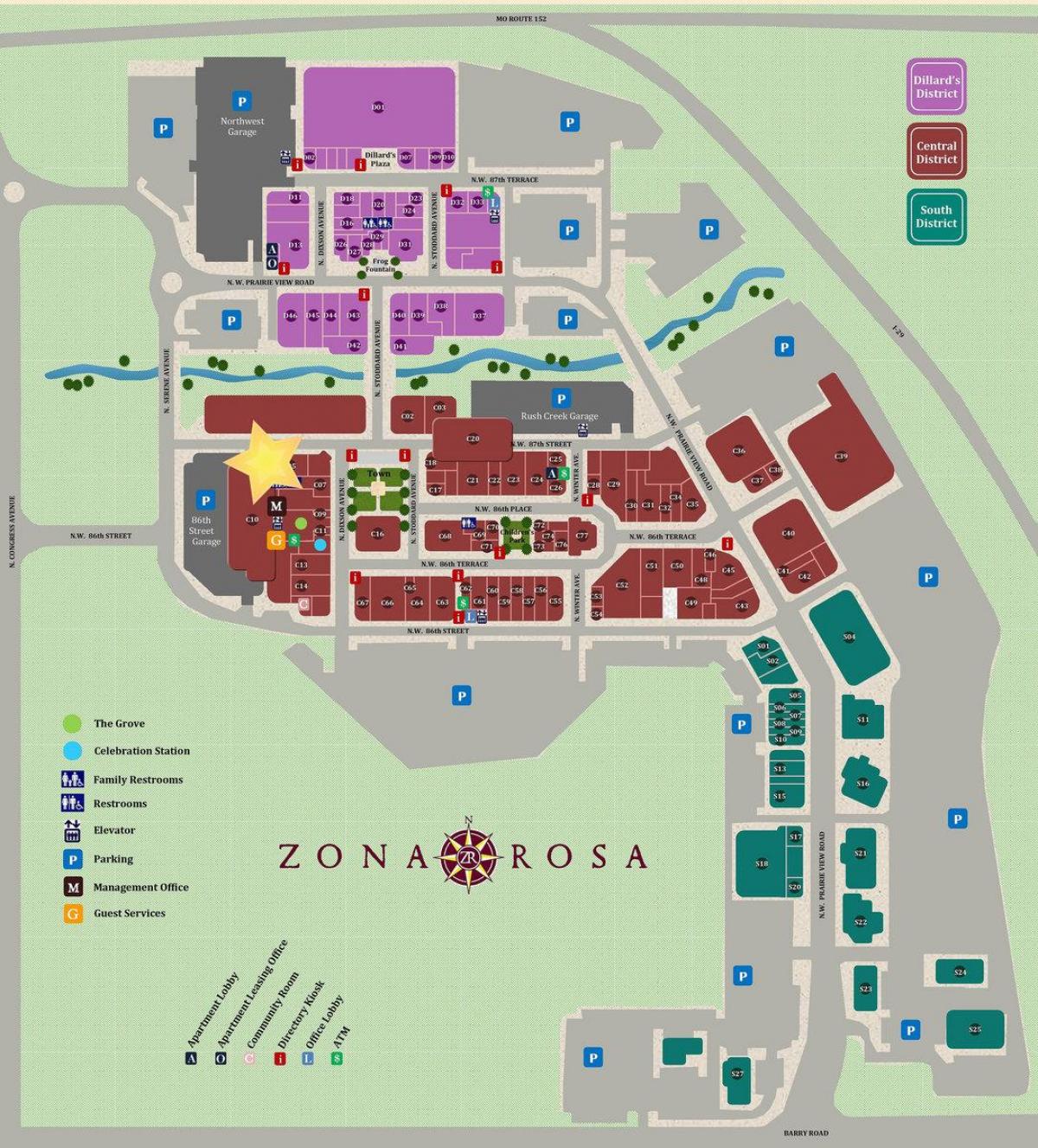 zona rosa-mexikóváros térkép